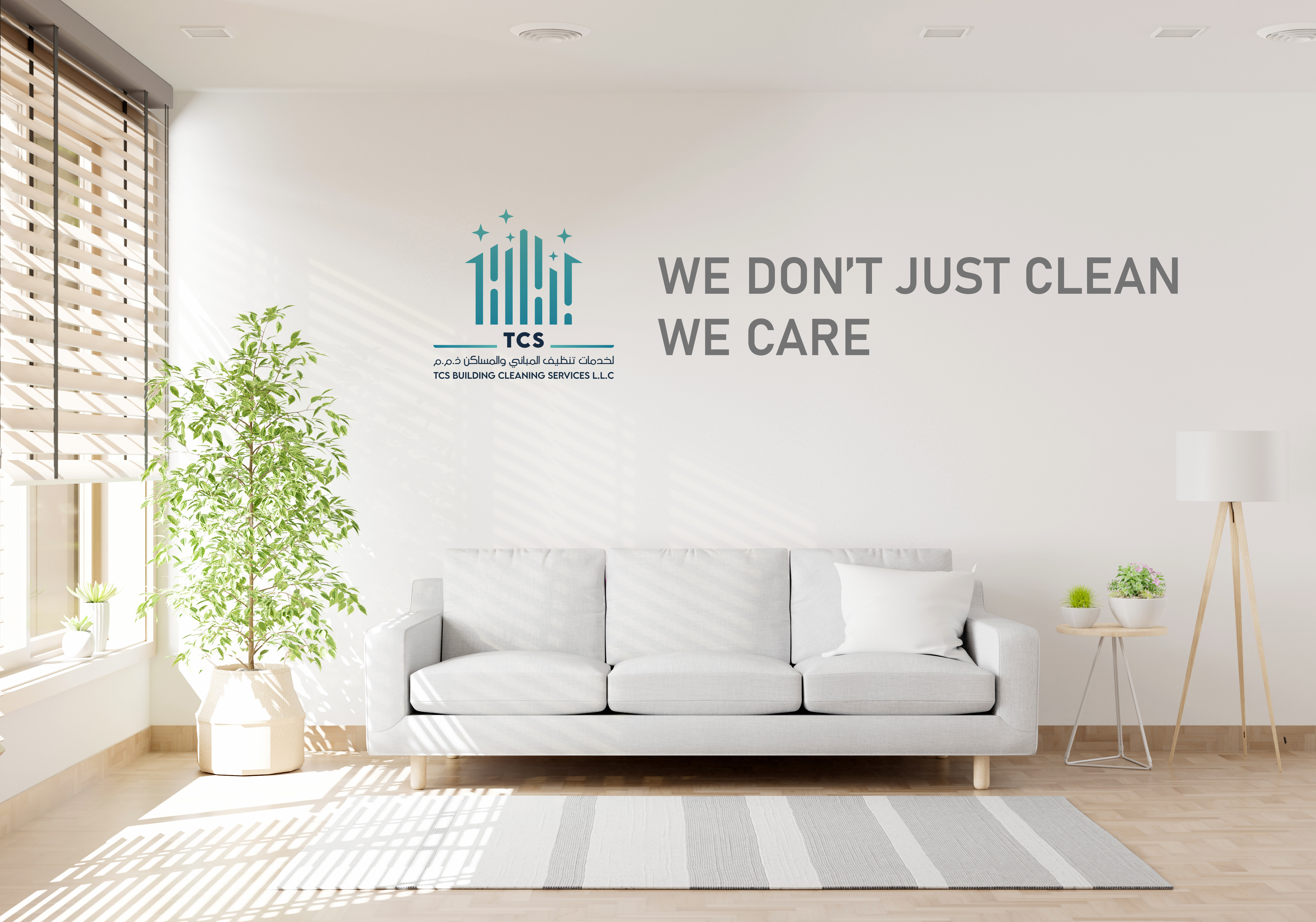 Clean living room